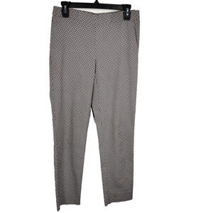 J. Jill Womens Essential Slim Ankle Pants Stretch Pull On Zinc Gray Black Size 4